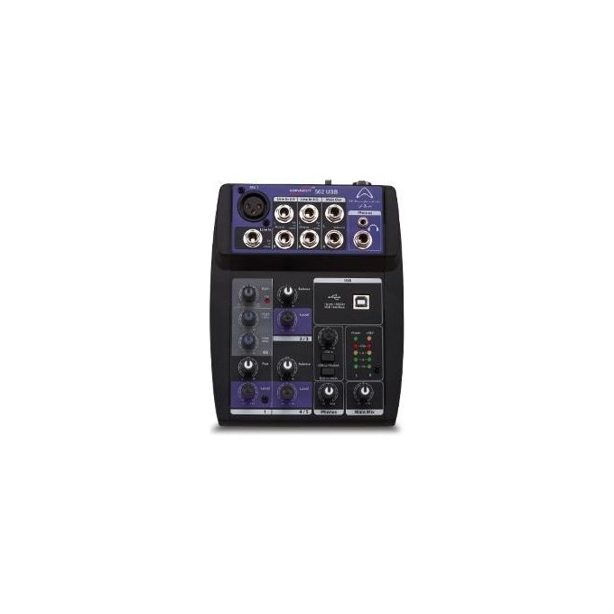 Wharfedale Mixer Connect 502, Usb, Audio 5 Canali con Dsp e Porta usb