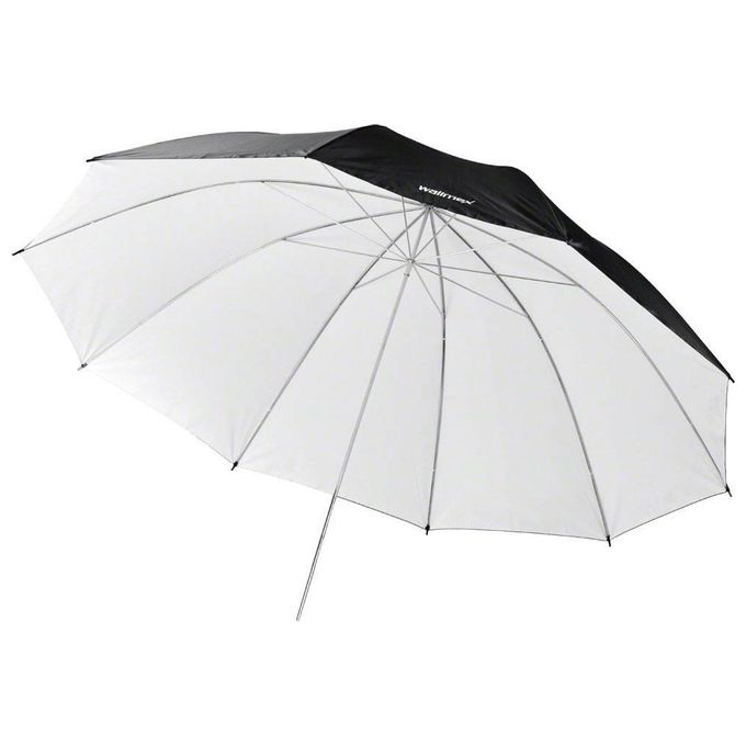 Walimex Pro Ombrello Riflettente Nero-Bianco 150cm