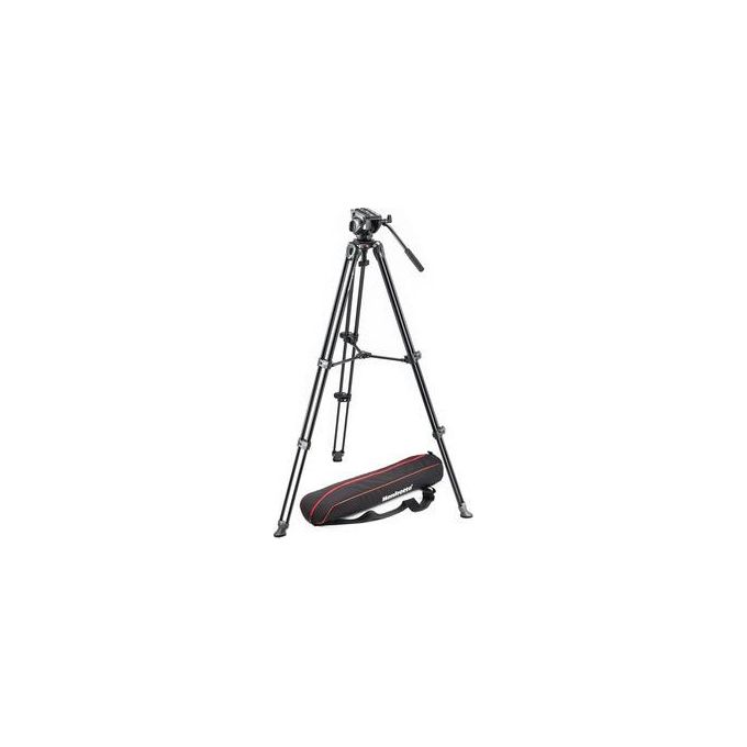 Manfrotto Kit Mvt502am Treppiede + Testa Mvh500a + Sacca Trasporto