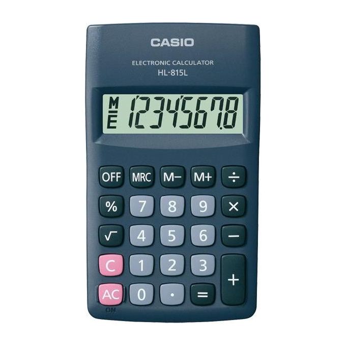 Casio Calcolatrice tascabile 8cifre Big Display