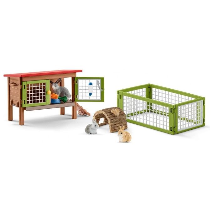Schleich 2542420 - Stalla Dei Conigli