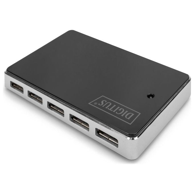 Digitus Hub Con 10 Porte Usb 2.0 Con Alimentatore Esterno
