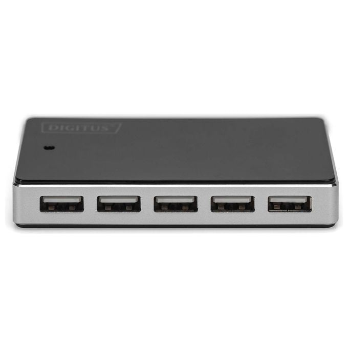 Digitus Hub Con 10 Porte Usb 2.0 Con Alimentatore Esterno