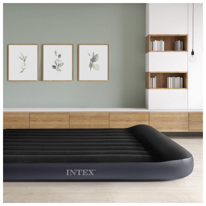 Intex materasso gonfiabile piazza e mezza 137x191x25 cm fiber tech dura beam 64142