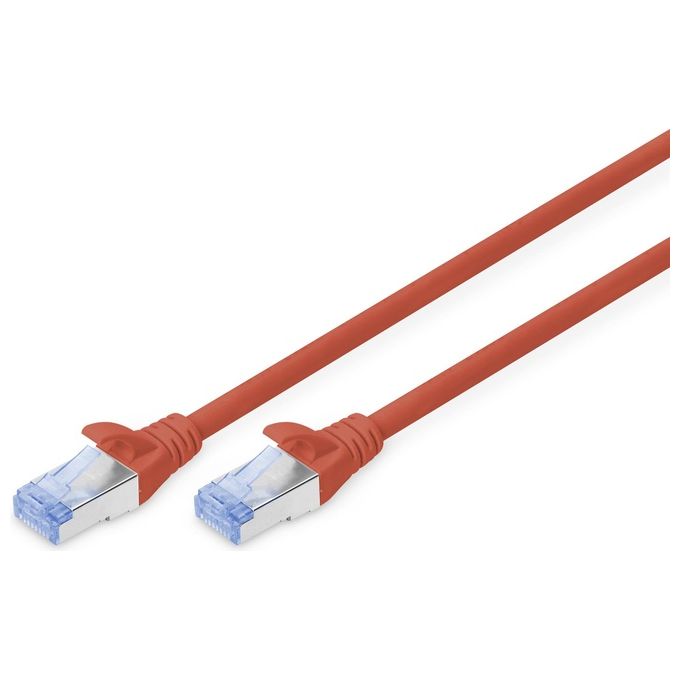 Digitus Cavo di Rete Cat. 5e Schermato Sf-Utp Rosso 7mt