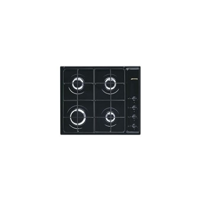 [ComeNuovo] Smeg S64SN Piano Cottura a Gas 4 Zone Comandi Laterali 60 cm Nero