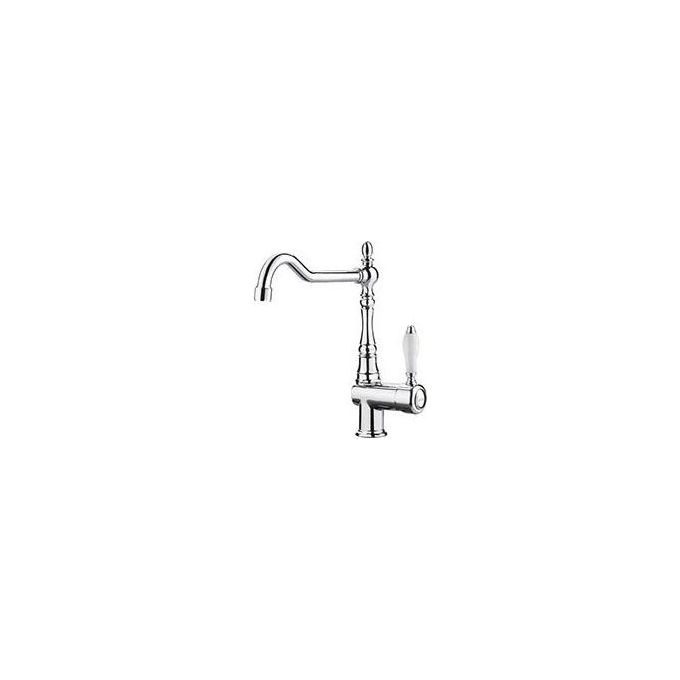 SMEG MIR6CR Miscelatore monocomando a canna L girevole 360° Lucido Cromo