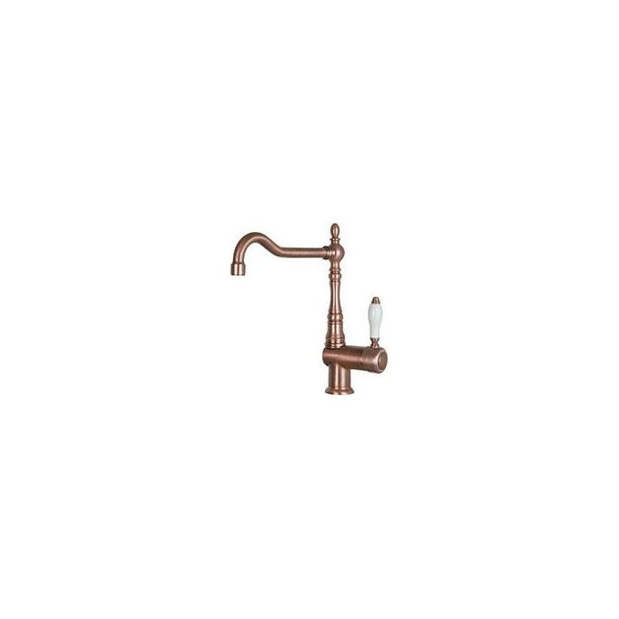 SMEG MIR6RA Miscelatore monocomando a canna girevole 360 ° Rame
