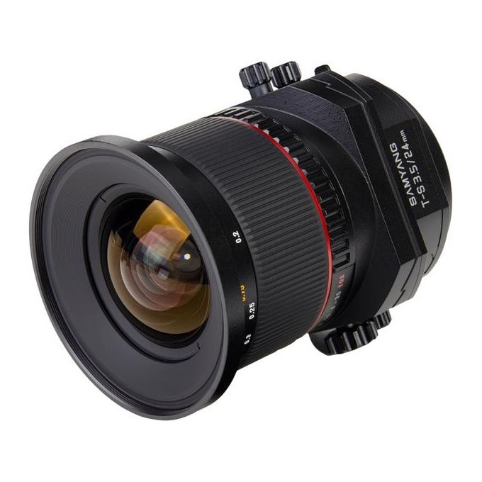 Samyang Obiettivo T-s 24mm F-3.5 Ed As Umc Per Canon