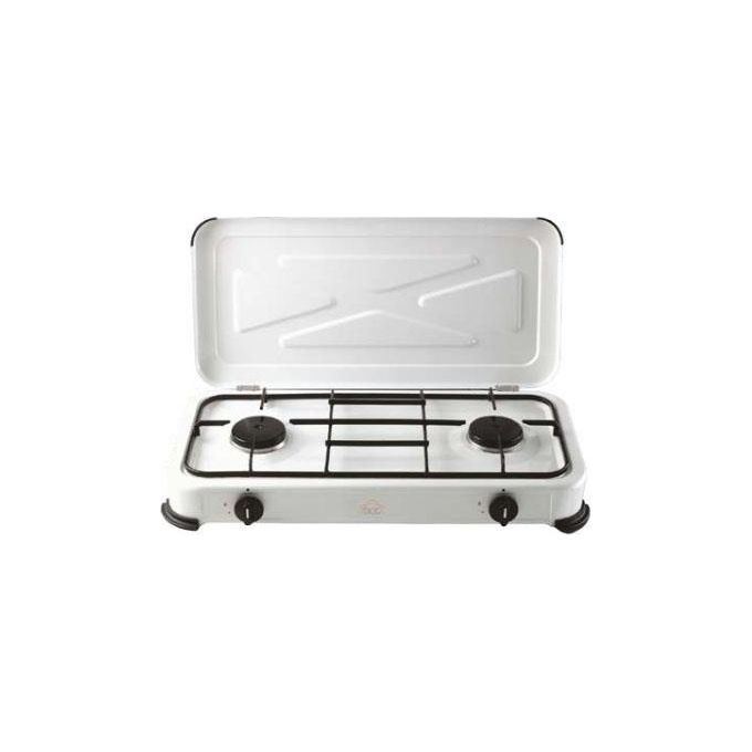 DCG EKP2422 Fornello a Gas 2 Fuochi Bianco