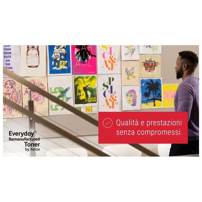 Everyday di Xerox Toner Rigenerato Nero Compatibile con Kyocera Tk-5240k