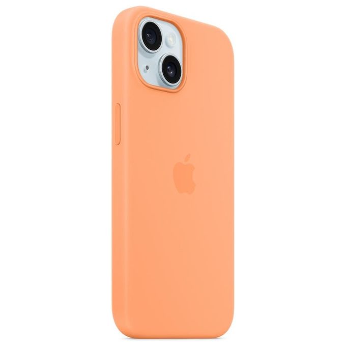 Apple Custodia MagSafe in Silicone per iPhone 15 Aranciata ​​​​​​​