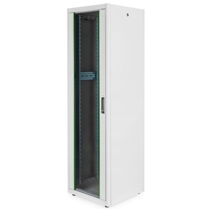 Digitus armadio 42 unita' 19'' per reti misure (a)2010 x (l)600 x (p)600 mm. colore grigio chiaro