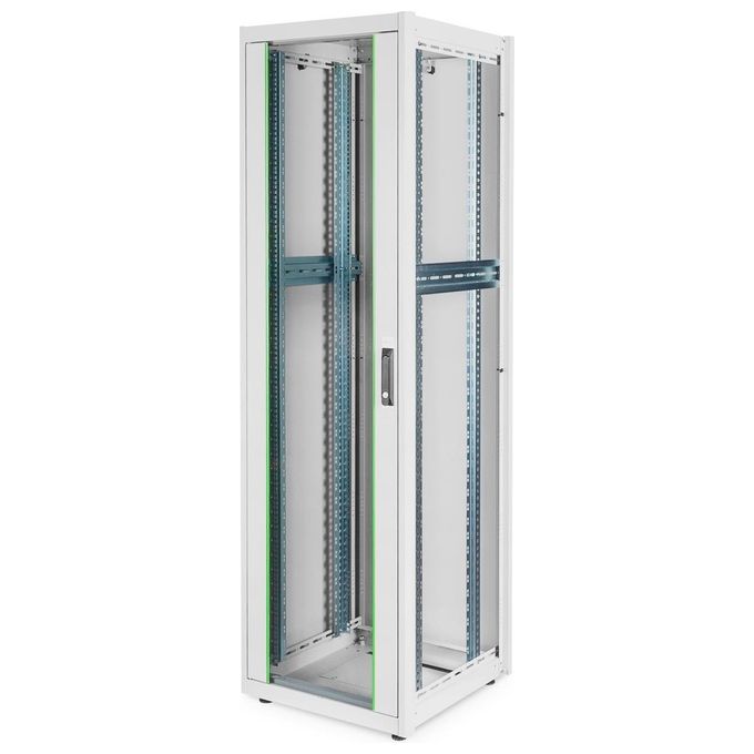 Digitus armadio 42 unita' 19'' per reti misure (a)2010 x (l)600 x (p)600 mm. colore grigio chiaro
