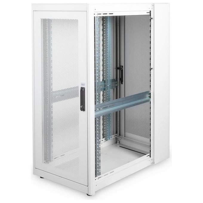 Digitus Armadio 26 Unita' 19'' per Reti e Server Misure (a)1299 X (l)600 X (p)1000 Mm. Grigio Chiaro