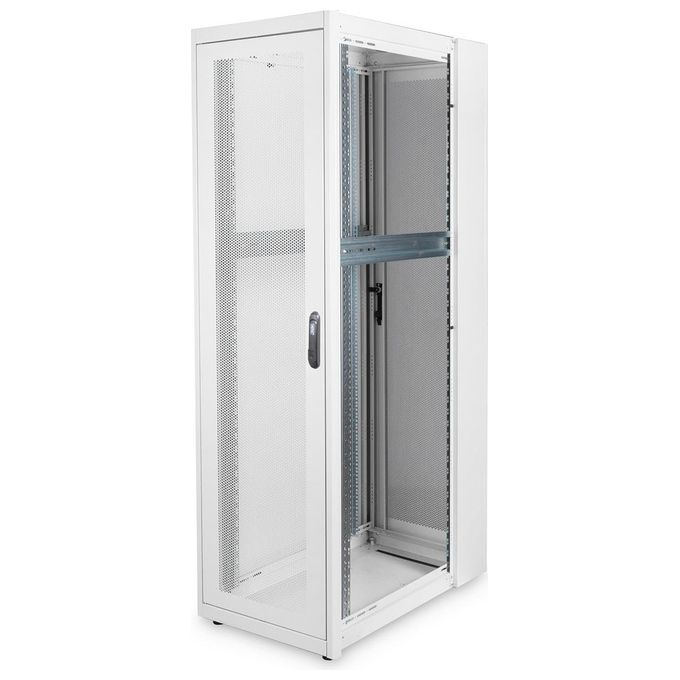 Digitus Armadio Rack 19'' 42 Unita' 19'' per Reti e Server Misure (a)2010 X (l)600 X (p)1000 Mm. Grigio Chiaro