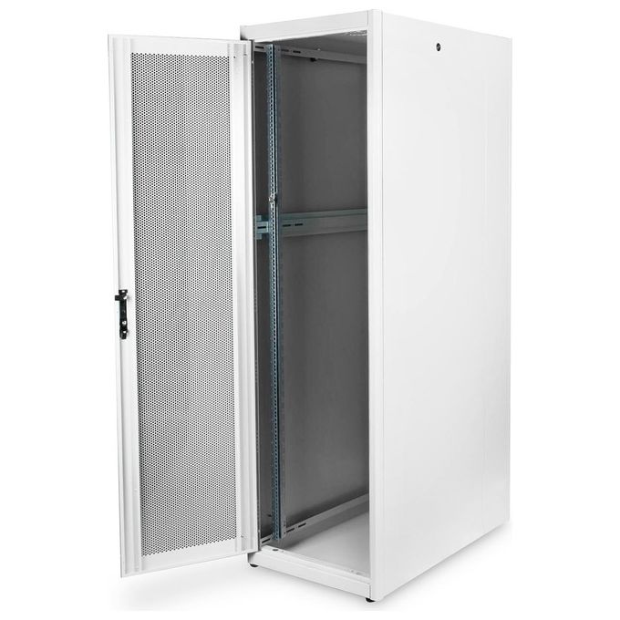 Digitus Armadio Rack 19'' 42 Unita' 19'' per Reti e Server Misure (a)2010 X (l)600 X (p)1000 Mm. Grigio Chiaro