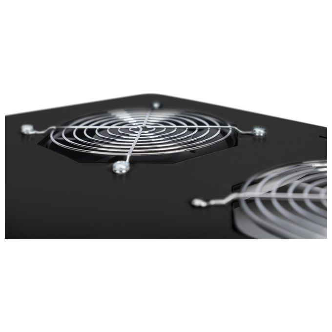 Digitus Kit 4 Ventole Con Termostato Colore Nero per Armadi Linea Professionale (Dn-19 Fan-4-Sw)