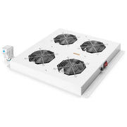Digitus kit 4 ventole con termostato colore grigio chiaro per armadi linea professionale
