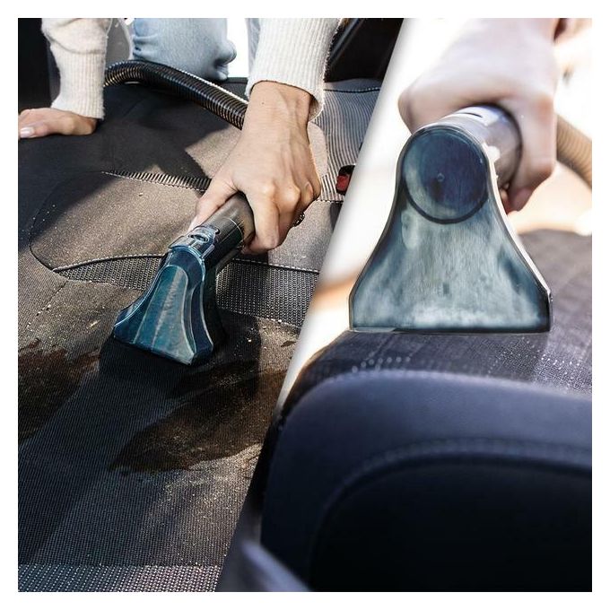 Cecotec Conga Popstar 3000 CarpetClean Lava Tessuti Nero e Blu per un Eccellente Pulizia dei Tessuti in Casa
