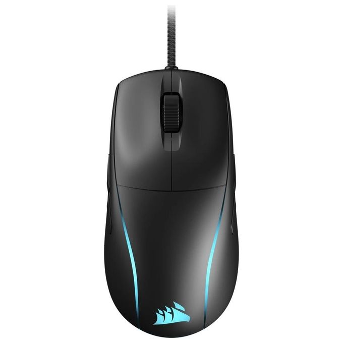 Corsair M75 Wired RGB Mouse da Gioco FPS Leggero - 26.000 DPI - Pulsanti Laterali Intercambiabili - PC - Nero