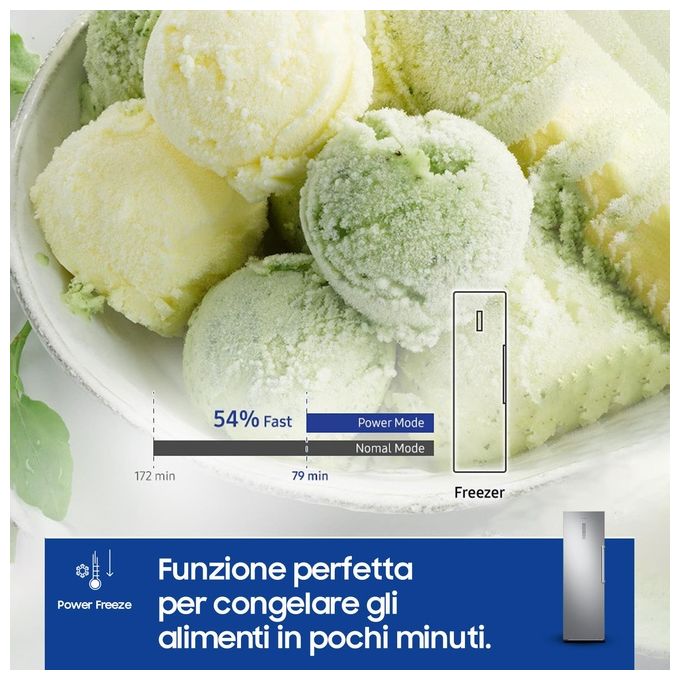 Samsung RZ32C7BBES9 Freezer Monoporta Serie Twin 323 Litri