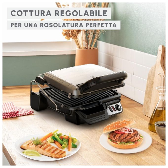 Moulinex GI3060 Griglia elettrica UltraCompact Comfort 2000 W