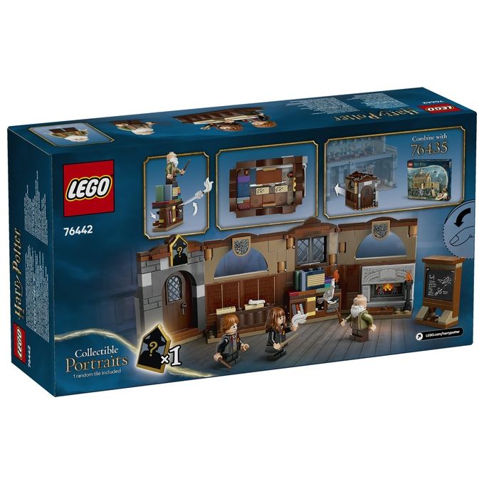 LEGO Harry Potter Castello di Hogwarts: Lezione di Incantesimi con 3 Minifigure da Collezione tra cui Hermione Granger e Ron Weasley con Funzione di levitazione Giochi per Bambini e Bambini da 8 Anni