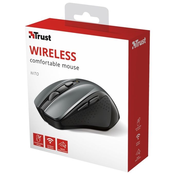 Trust Nito Mouse Mano Destra RF Wireless 2200 DPI Nero