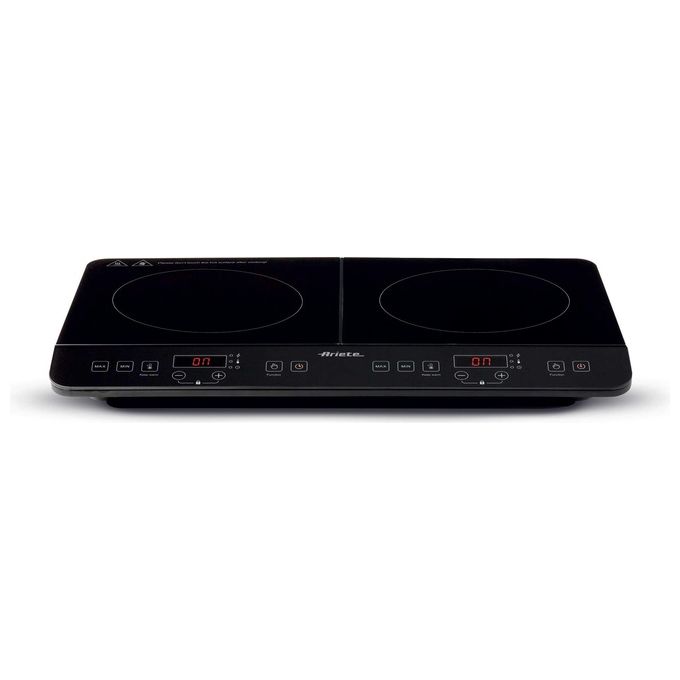 Ariete 1998 - Piastra a Induzione doppia portatile in vetroceramica. 2000W+1500W 12 livelli di potenza 10 livelli di temperatura
