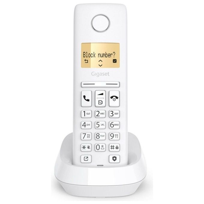 Gigaset Pure 100 Sys Telefono Cordless Bianco