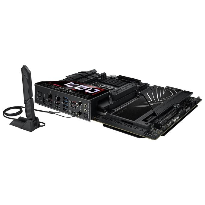 ASUS ROG Maximus Z890 Hero Scheda Madre Intel ATX 22122 Fasi di Alimentazione Slot DDR5 PCIe 5.0 GPD di Nuova Generazione 6 Slot M.2 WiFi 7 AI Overclocking Slot PCIe Q-Release Slim