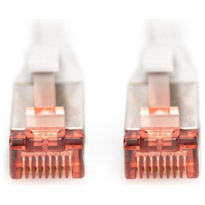 Digitus cavo rete s-ftp cat.6 doppia schermatura ls0h colore grigio mt. 30
