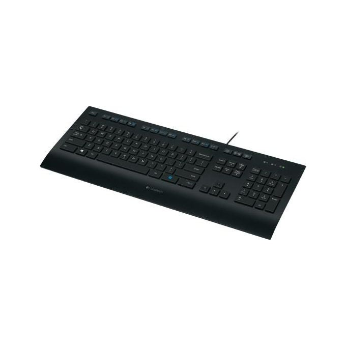 Logitech K280e Tastiera USB QWERTZ Svizzere Nero