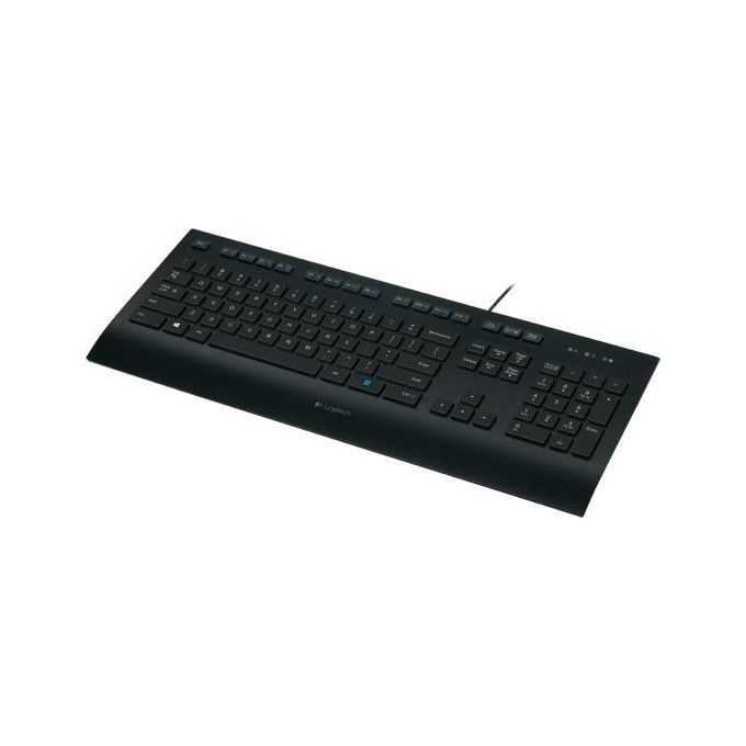 Logitech K280e Tastiera USB QWERTZ Svizzere Nero