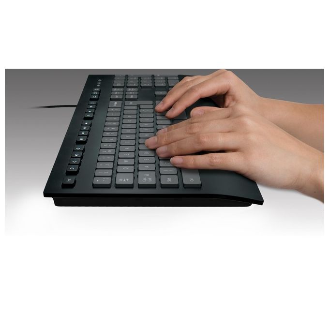 Logitech Keyboard K280e for Business Tastiera Usb Qwerty Inglese Nero