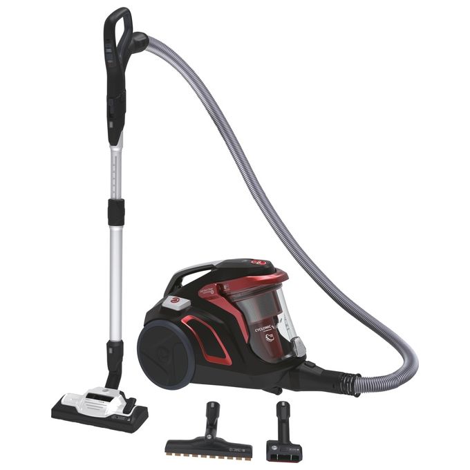 Hoover HP730ALG 011 H-Power 700 Aspirapolvere a Traino con Filo senza Sacco Tecnologia Ciclonica Potenza 850 W Capacita' 2 Litri Cougar Black