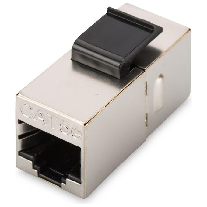 Digitus Adattatore Passante 2X8 Poli Rj45 Schermato Cat.5E Con Ganci per Pannelli