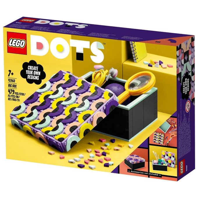 LEGO Dots My Big Box Set Creativo per Realizzare Gioielli e Decorazioni Personalizzate