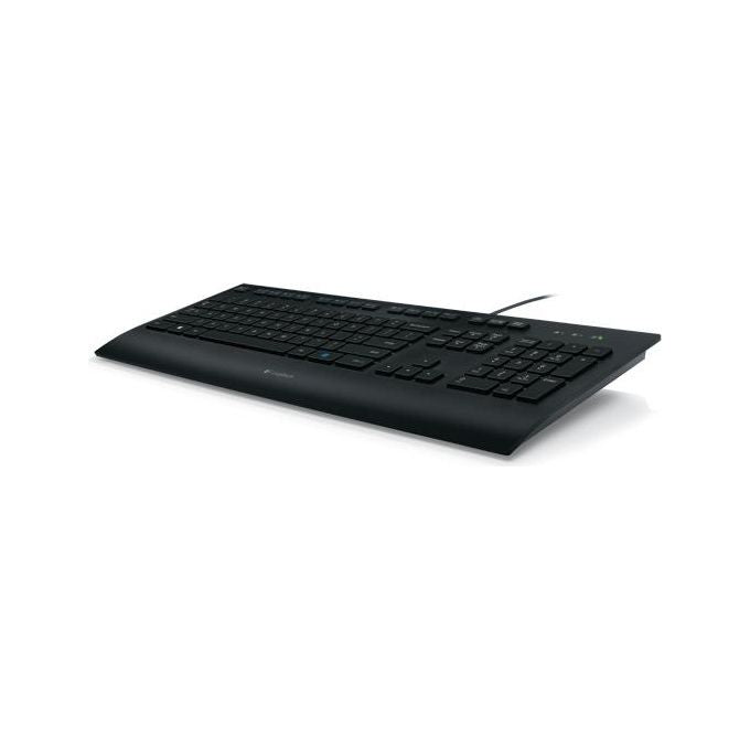 Logitech K280e Tastiera USB QWERTZ Svizzere Nero