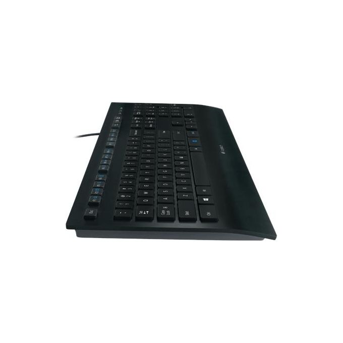 Logitech K280e Tastiera USB QWERTZ Svizzere Nero