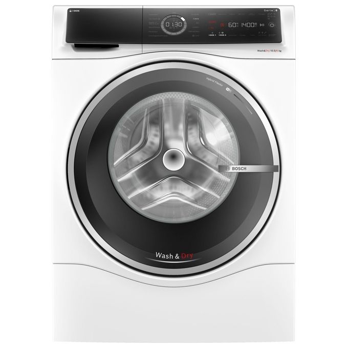 BOSCH serie 8 Lavasciuga 105-6 Kg 1400 giri classe D Vapore Iron assist Wi-fi bianco