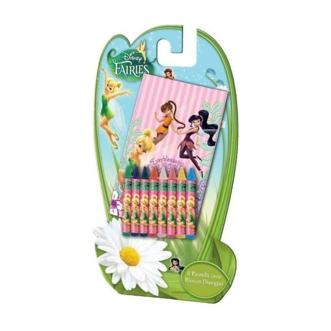 Mitama set Disegno Fairies Blocco+pastelli