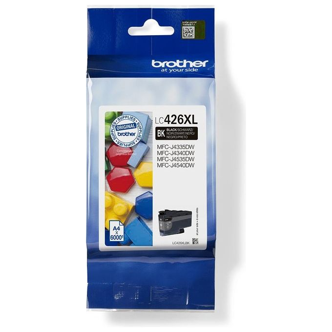 Brother LC-426XLBK Cartuccia d'Inchiostro Originale Resa Elevata Nero
