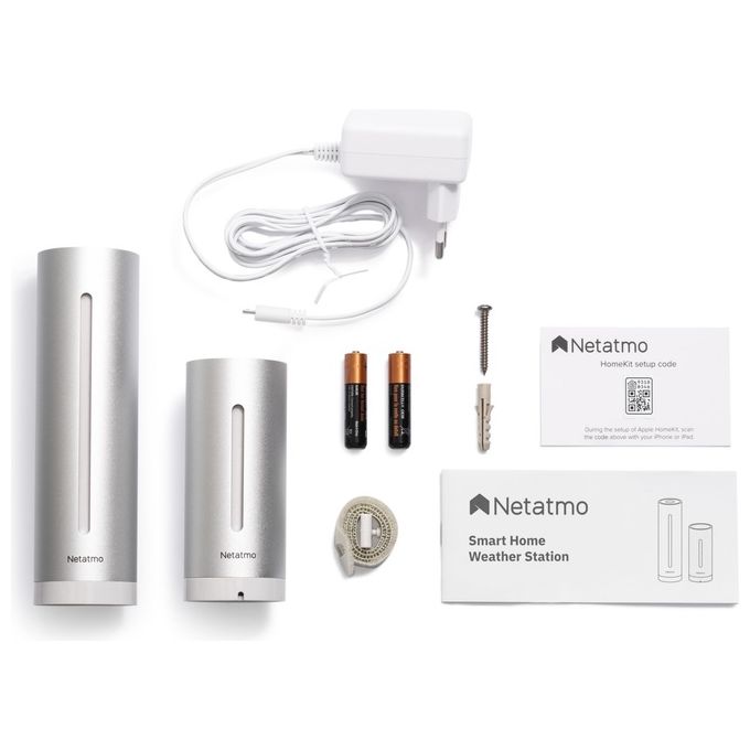 Netatmo Stazione Meteo Intelligente con Pluviometro Integrato Wi-Fi per Monitoraggio Weather Home
