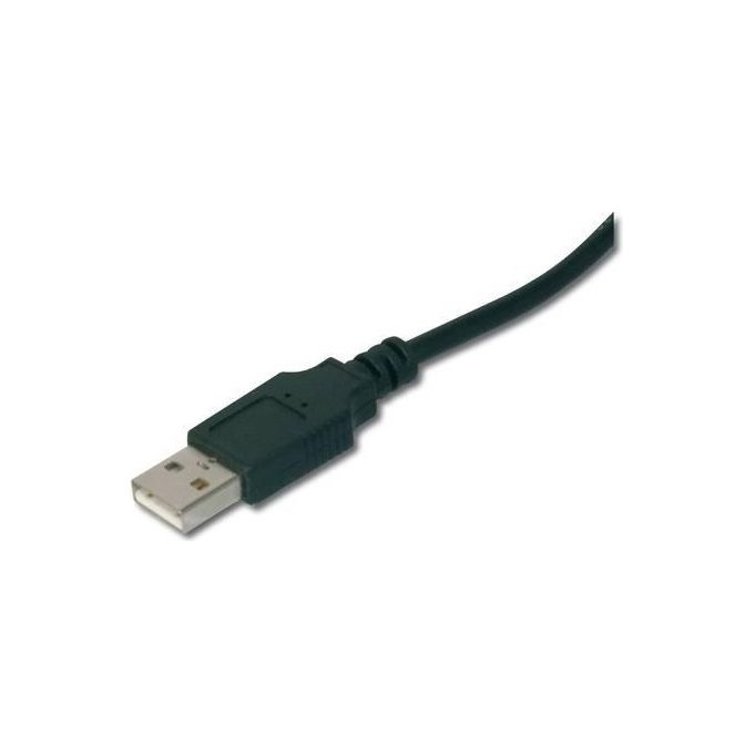 Digitus DK-300110-018-S Cavo Usb 1,8mt 2.0 Usb A Nero