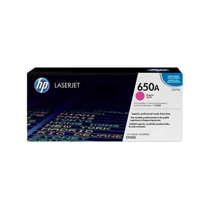 HP 650A Magenta originale cartuccia toner ( CE273AC ) Contract per Color LaserJet Enterprise CP5520, CP5525, M750