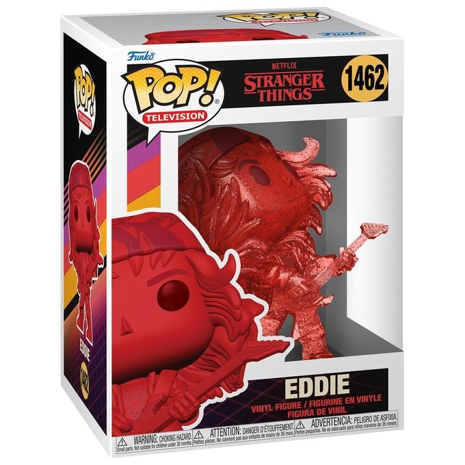 Funko Pop! Tee  Pop Stranger Things Hunter Eddie W guitar L