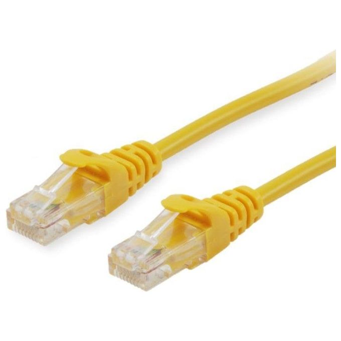 Equip Cavo di Rete Cat.6 U-Utp Giallo non Schermato 2mt