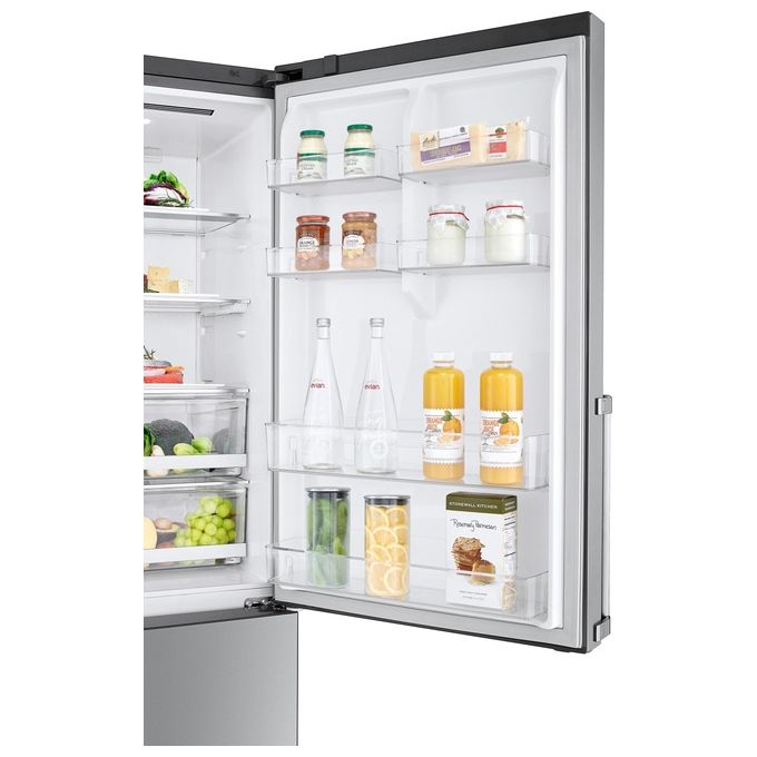 LG GBB567PZCMB Frigorifero Combinato Total No Frost 462 Litri 70cm Classe Energetica E Door and Linear Cooling Wi-Fi Acciaio Inox